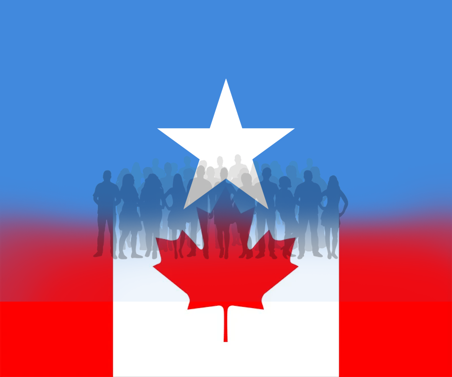 2021 census showing 65,555 Somali people living in Canada