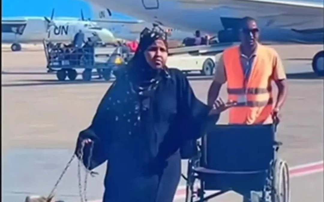 Controversy Surrounds Photo of Somali Woman with Siberian Husky at Mogadishu Airport