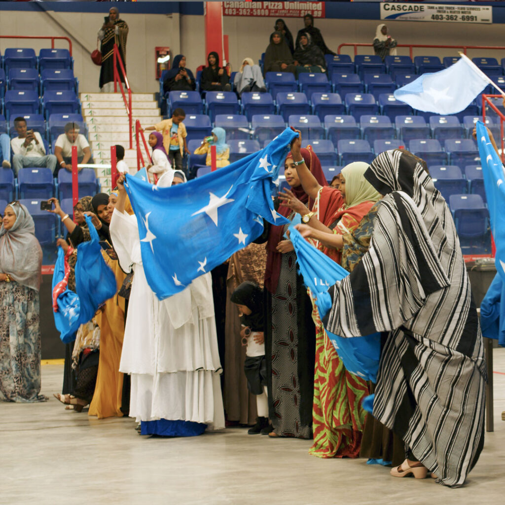 Somali Flag were waved