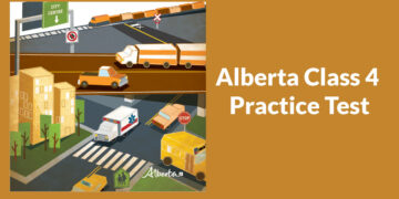 Alberta Class 4 driver taking a commercial licence knowledge test